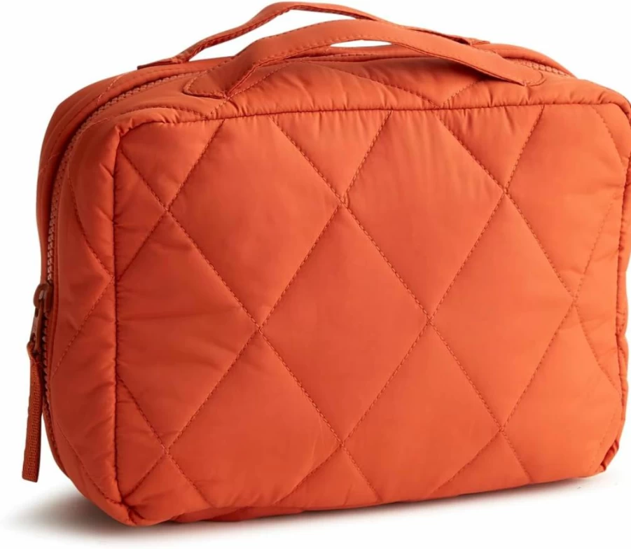 Vera Bradley Lightweight Hanging Travel Cosmetic Organizer Toiletry Bag for Women