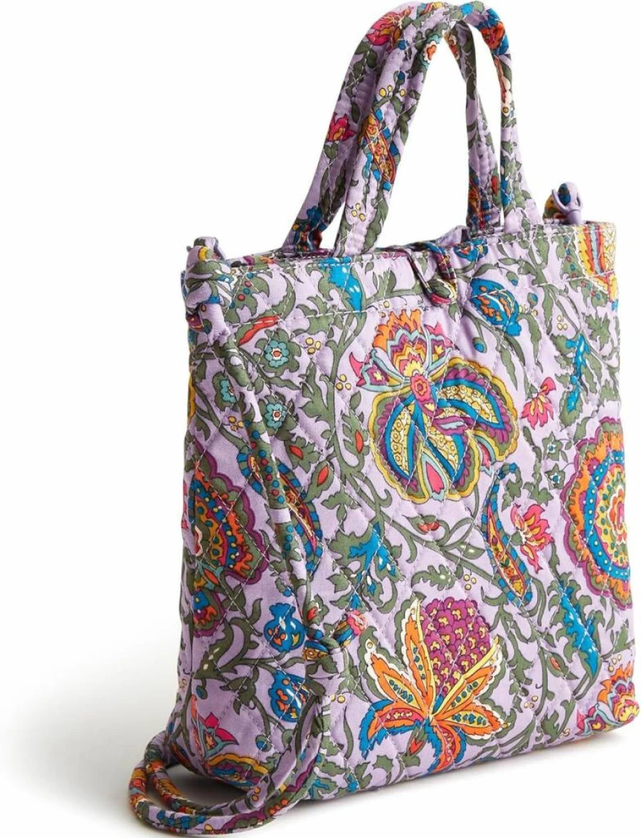 Vera Bradley Original Mini Cotton Tote Bag – Premium Lightweight & Stylish Handbag for Women