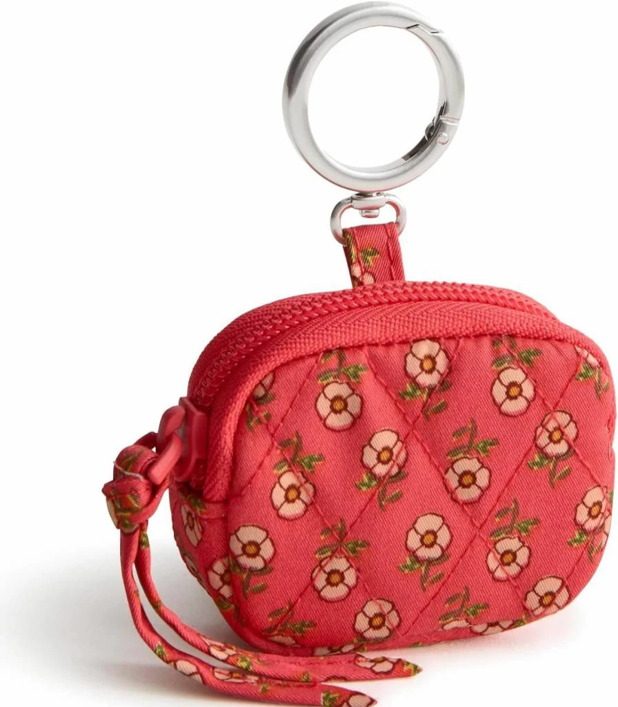 Vera Bradley Tiny Poppies Cotton AirPods Case Charm | Premium Accessory for AirPods Pro