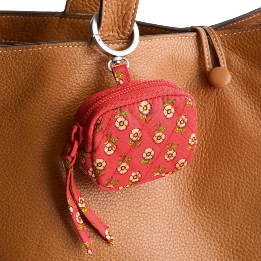 Vera Bradley Tiny Poppies Cotton AirPods Case Charm | Premium Accessory for AirPods Pro