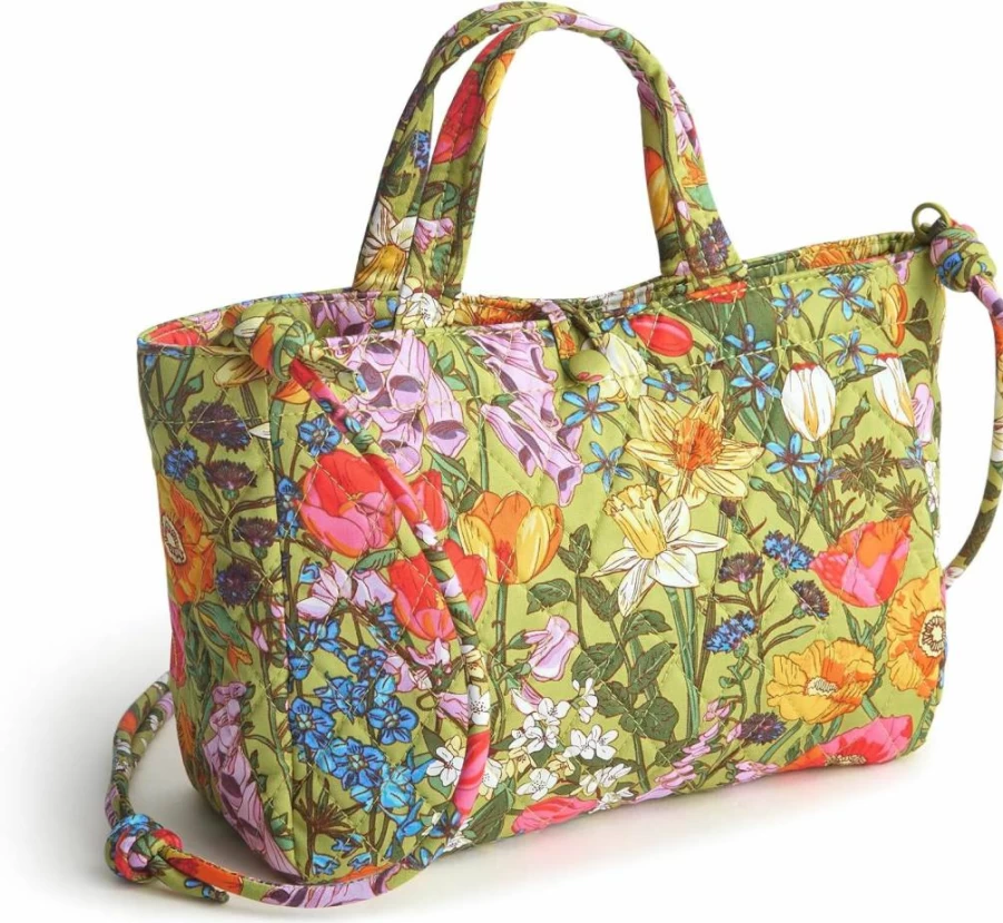 Vera Bradley Mini Hathaway Tote Bag - Premium Cotton Handbag for Women