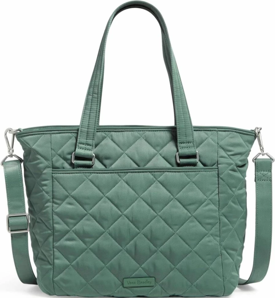 Vera Bradley Women's Multi-Strap Shoulder Bag - Stylish Satchel Purse in Performance Twill Fabric