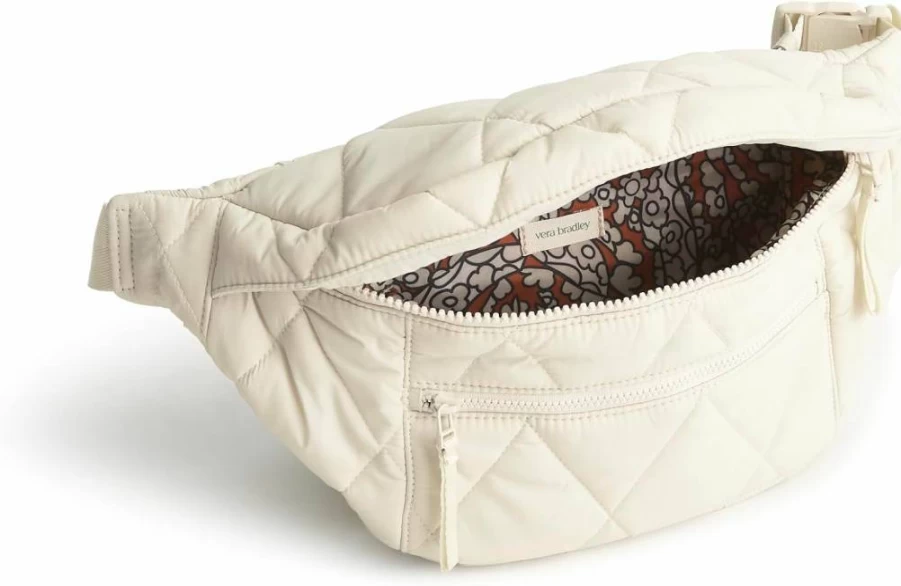 Vera Bradley Featherweight Portnoy Crossbody Bag with Adjustable Long Strap for Women