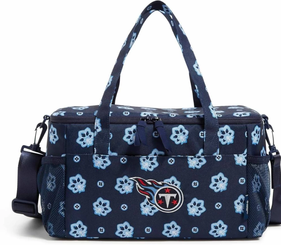 Vera Bradley Women's Lightweight Recycled NFL Team Cooler Bag – Multiple Team Designs Available
