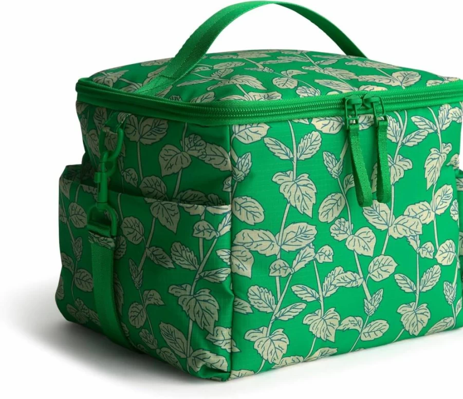 Vera Bradley Mint Mojito Insulated Lunch Cooler Bag with Ripstop Fabric