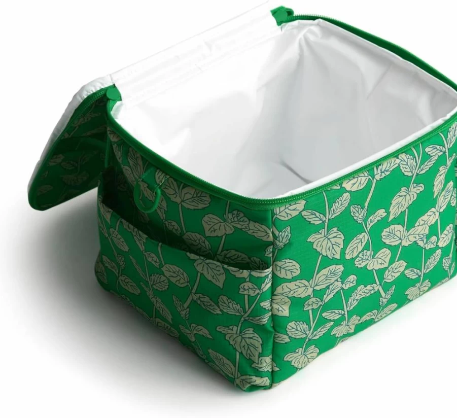 Vera Bradley Mint Mojito Insulated Lunch Cooler Bag with Ripstop Fabric