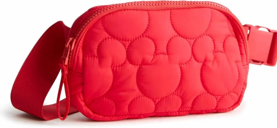 Vera Bradley Disney Featherweight Crossbody Bag for Women - Compact Woodward Belt Bag
