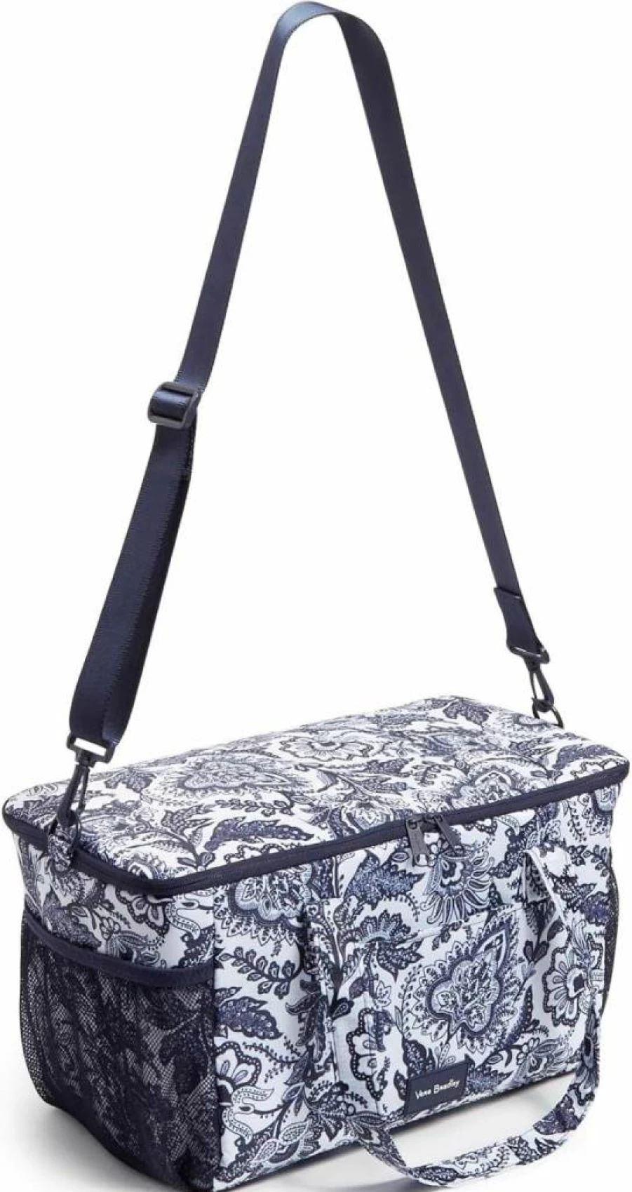 Vera Bradley Flamingo Party Recycled Ripstop Insulated Cooler Bag for Family Outings