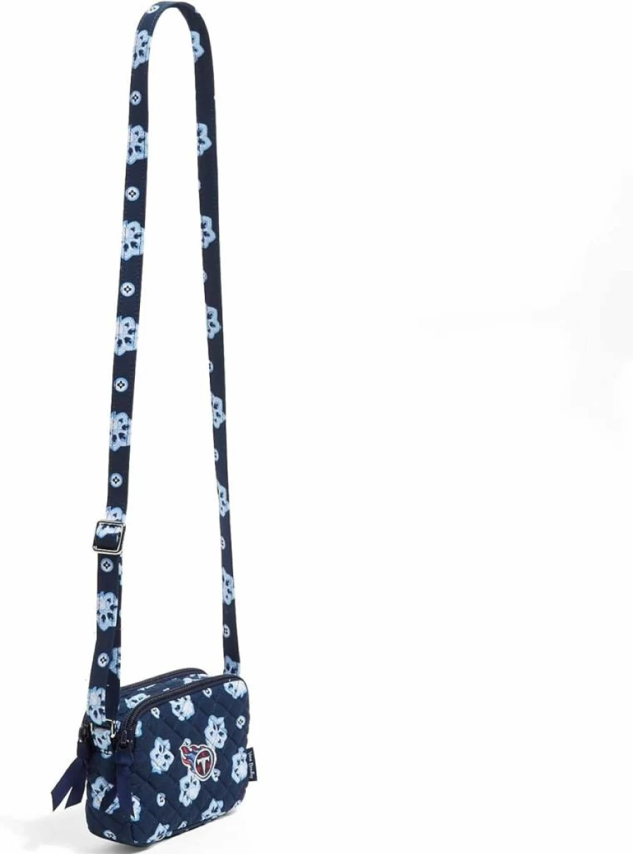 Vera Bradley NFL Team Logo Cotton Crossbody Bag for Women - Multiple Team Designs