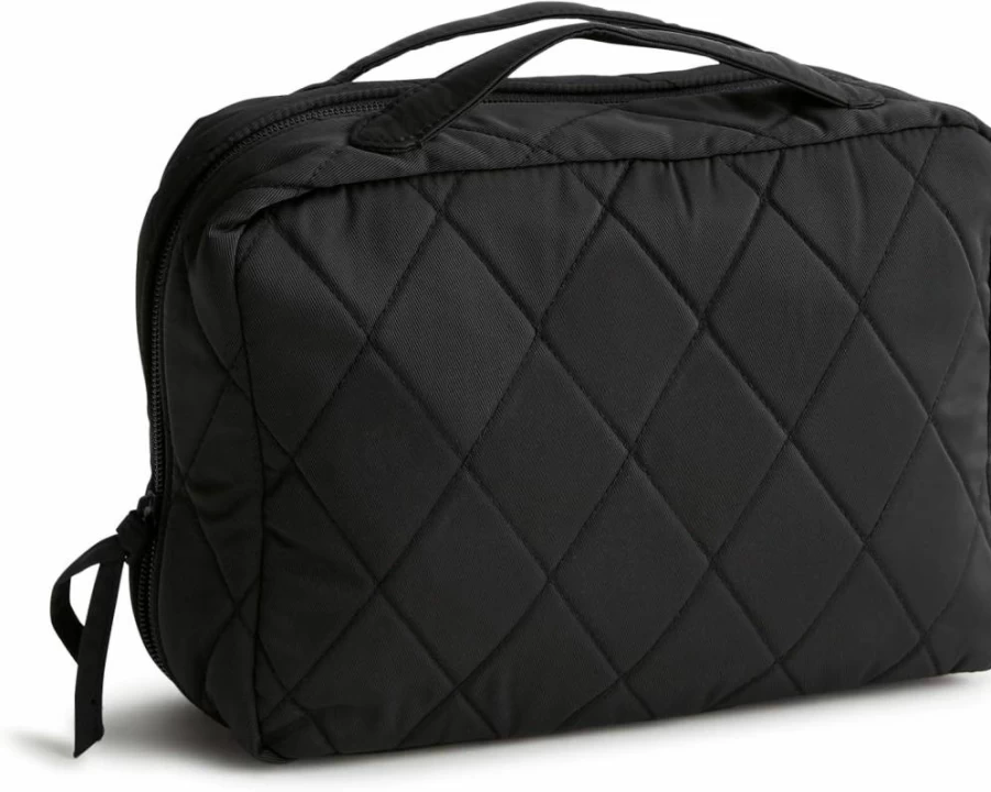 Vera Bradley Hanging Travel Organizer – Lightweight Foldable Toiletry Bag for Essentials