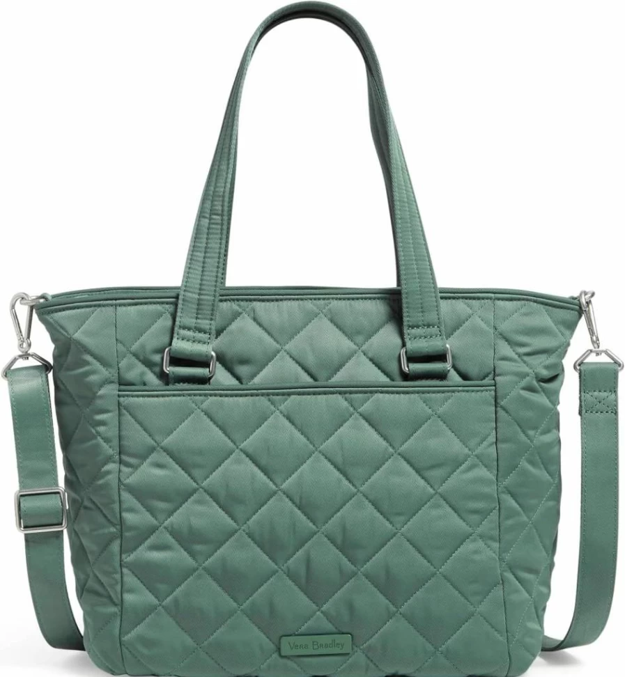 Vera Bradley Women's Multi-Strap Shoulder Bag - Stylish Satchel Purse in Performance Twill Fabric