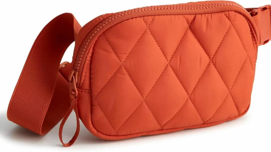 Vera Bradley Women's Featherweight Woodward Small Crossbody Belt Bag – Lightweight & Stylish