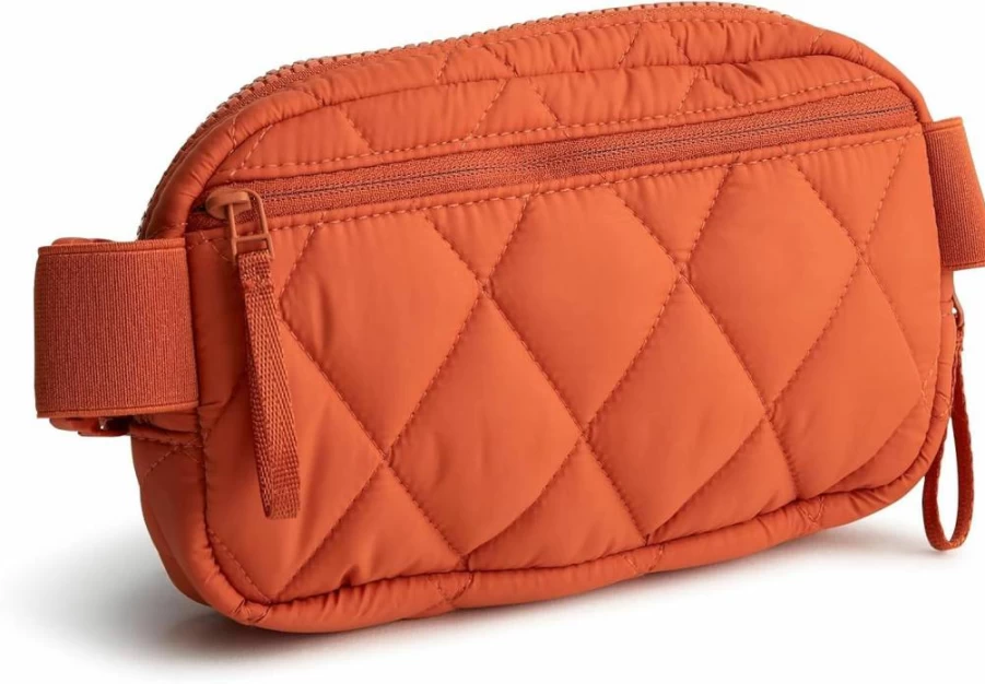 Vera Bradley Women's Featherweight Woodward Small Crossbody Belt Bag – Lightweight & Stylish