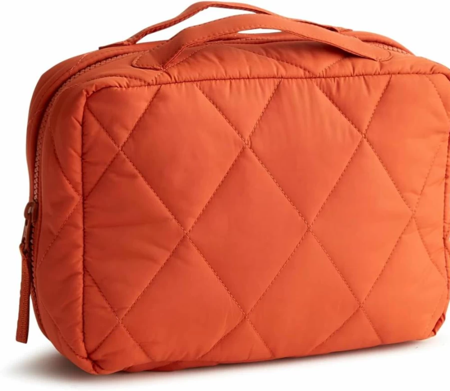 Vera Bradley Lightweight Hanging Travel Cosmetic Bag – Women’s Portable Makeup Organizer