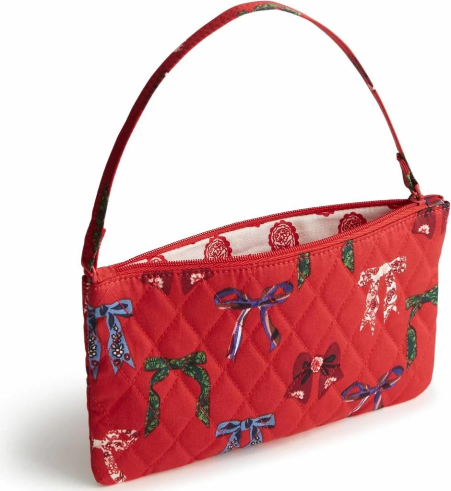 Vera Bradley Cotton Wristlet with Premium Zip Closure - Stylish & Functional Wristlet Pouch