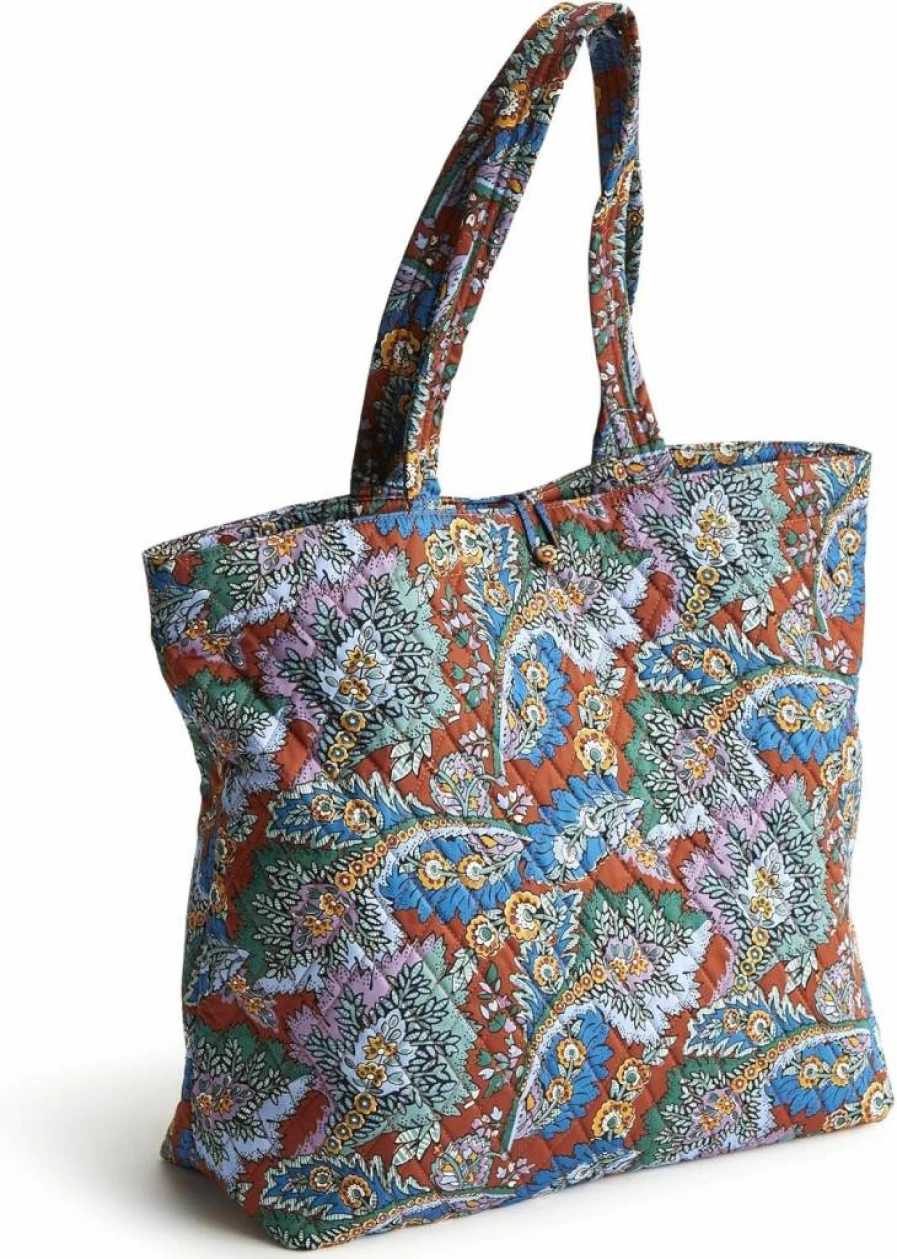 Vera Bradley Original Cotton Tote Bag – Premium Quality Lightweight Carryall for Women