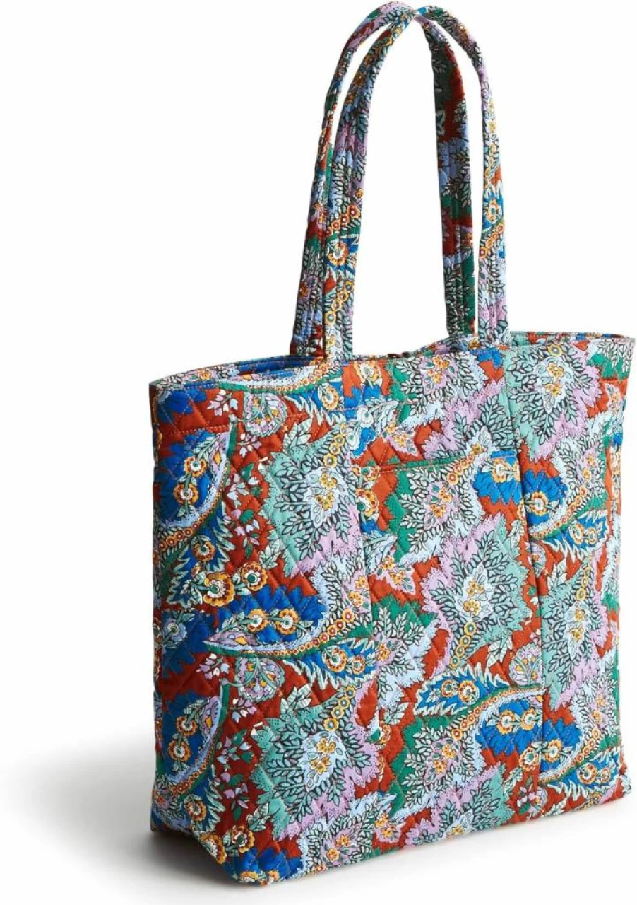 Vera Bradley Original Cotton Tote Bag – Premium Quality Lightweight Carryall for Women