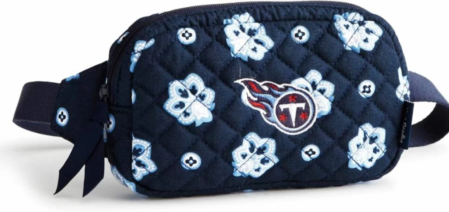 Vera Bradley NFL Team Mini Belt Bag for Women - Cotton Crossbody Purse (Multiple Teams)
