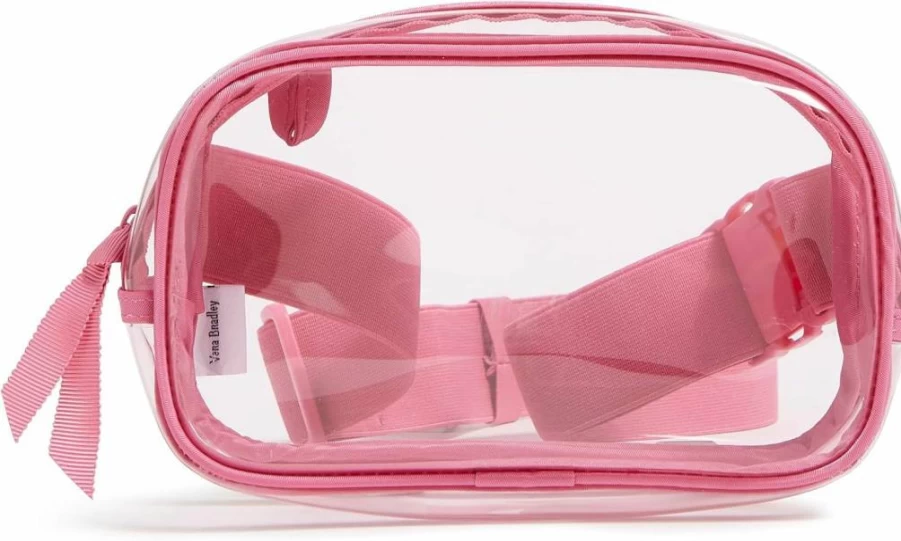 Vera Bradley Women's Small Clear Crossbody Sling Bag with Adjustable Belt Strap