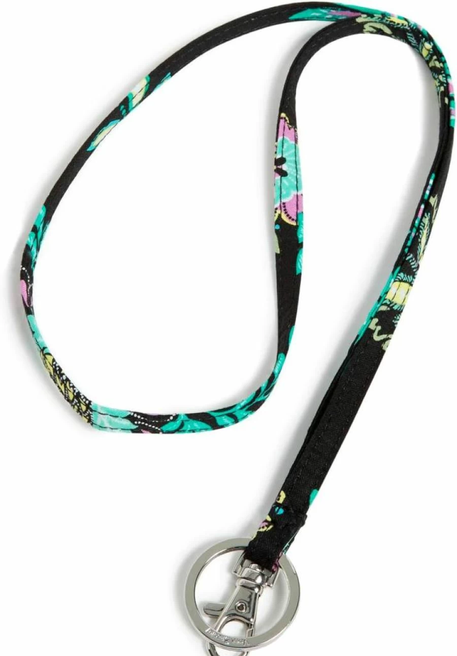 Vera Bradley Women's Signature Cotton Lanyard - Stylish & Lightweight Key Holder for Women