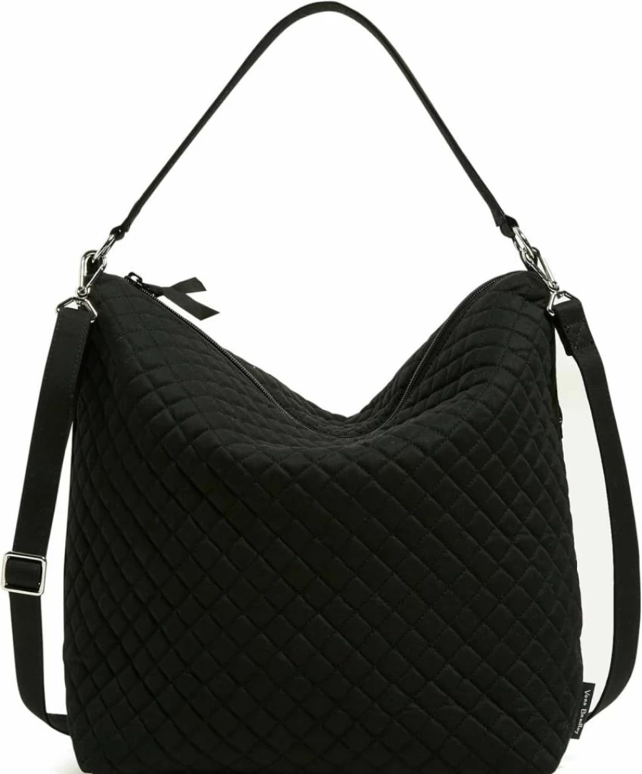 Vera Bradley Women's Large Cotton Hobo Bag - Stylish Oversized Shoulder Tote for Women