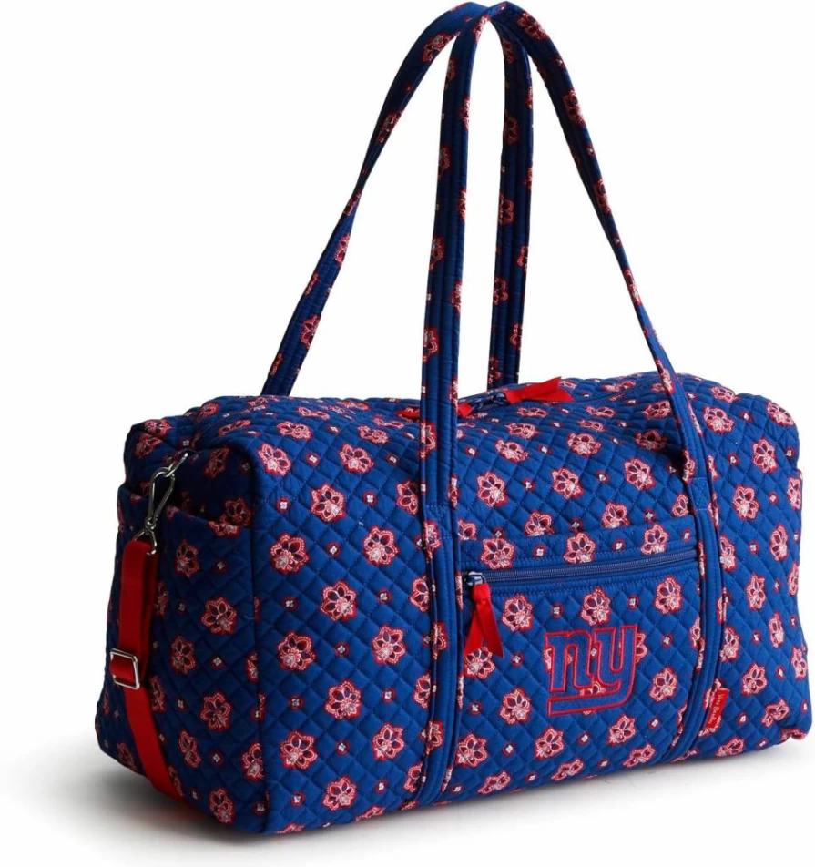 Vera Bradley NFL Team Large Cotton Travel Duffel Bag for Women – Multiple Styles Available