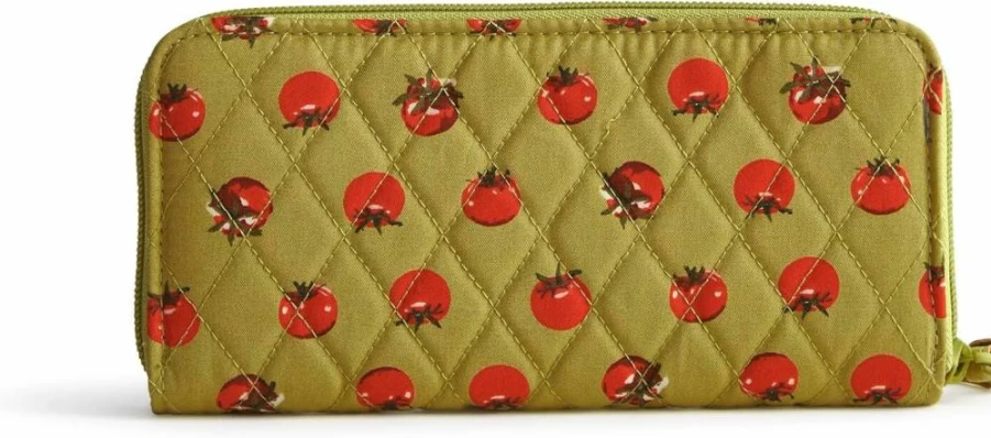 Vera Bradley Women's Continental Wallet - Premium Cotton Travel Wallet for Women