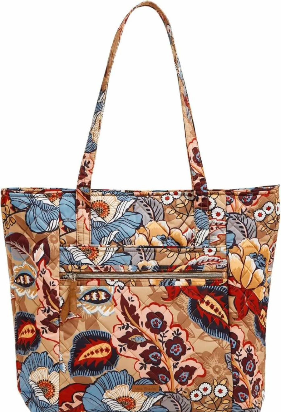 Vera Bradley Botanical Beauty Performance Twill Tote Bag for Women - Stylish & Durable Handbag
