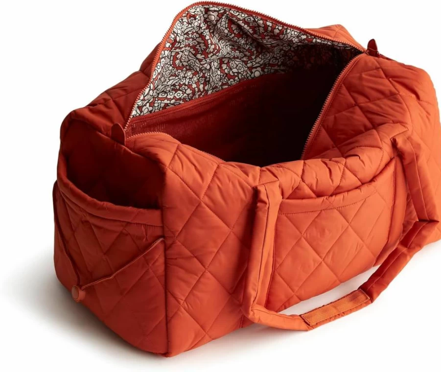 Vera Bradley Lightweight Large Duffel Bag for Women - Original Featherweight Travel Tote