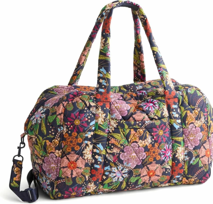 Vera Bradley Star Wars Miramar Weekender Travel Bag for Women - Lightweight Floral Print Power The Force Design