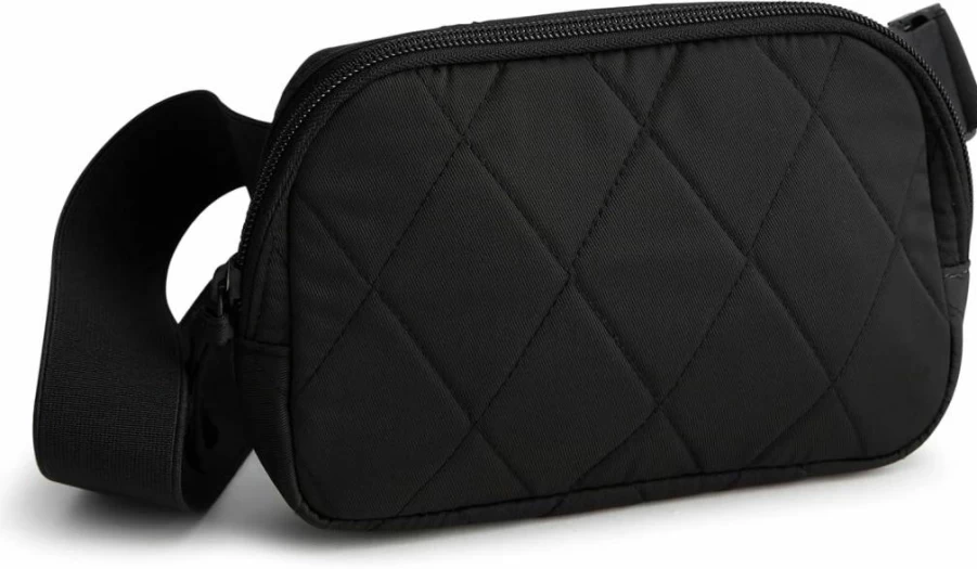 Vera Bradley Women's Small Woodward Belt Bag in Performance Twill - Lightweight Crossbody Purse for Everyday Use