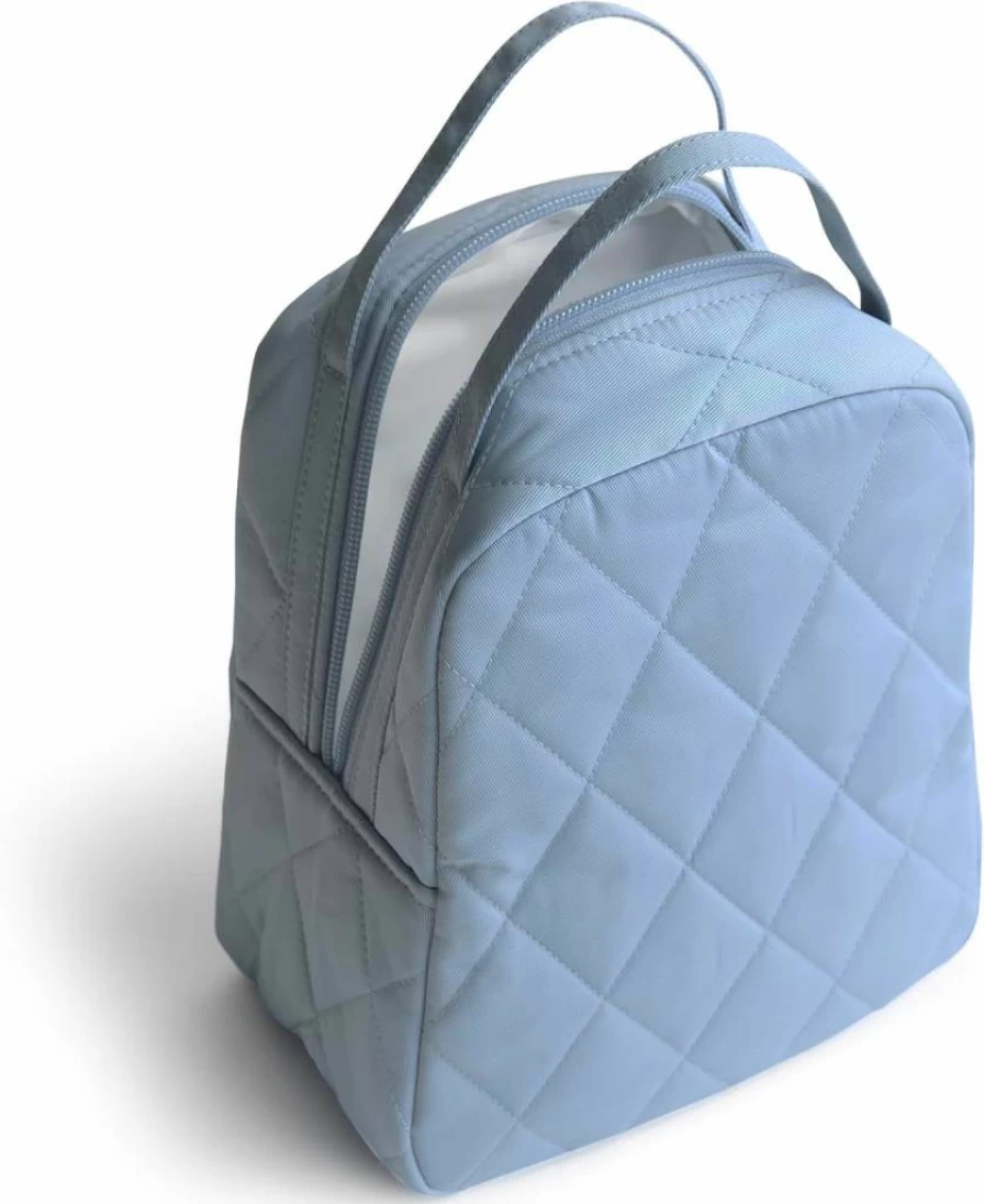 Vera Bradley Soft Chambray Performance Twill Insulated Lunch Box | Reusable Eco-Friendly Tote for Work & School