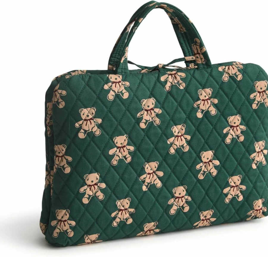 Vera Bradley Cotton Travel Organizer with Adjustable Tie – Premium Toiletry Bag for Trips