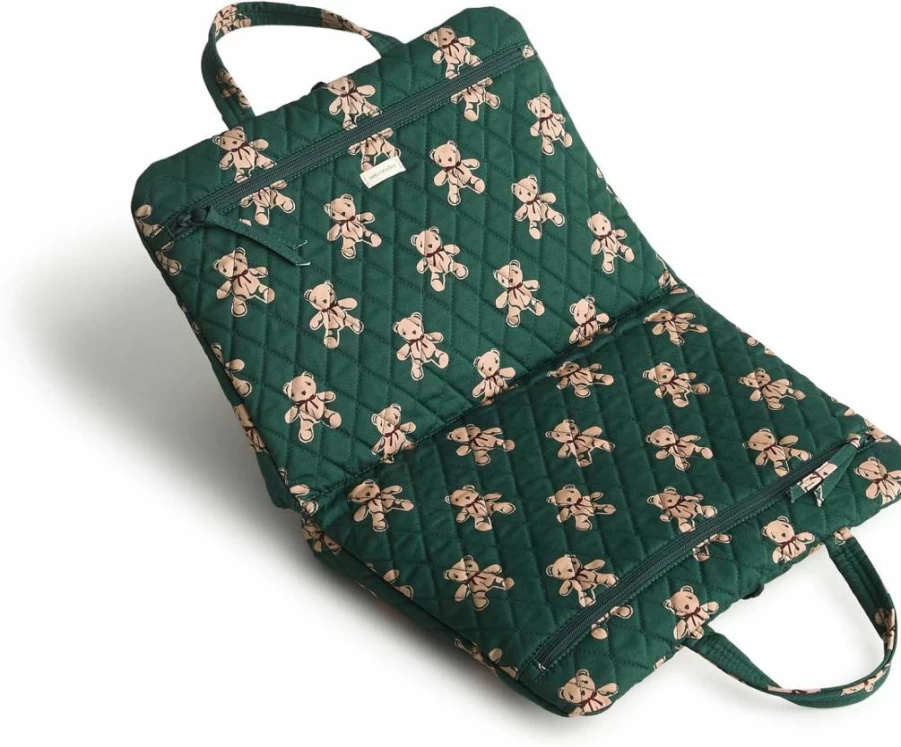 Vera Bradley Cotton Travel Organizer with Adjustable Tie – Premium Toiletry Bag for Trips