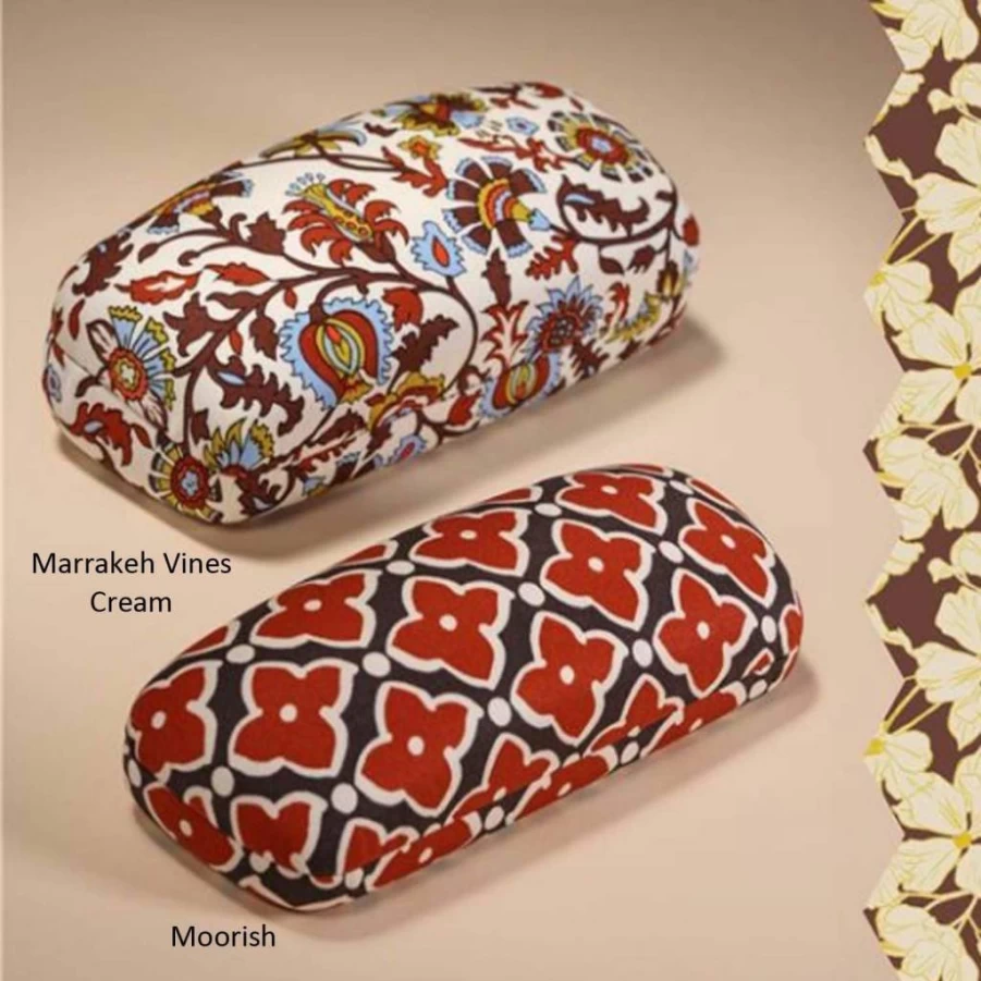 Vera Bradley Hard Shell Sunglasses Case – Stylish Clamshell Eyewear Holder for Women & Men
