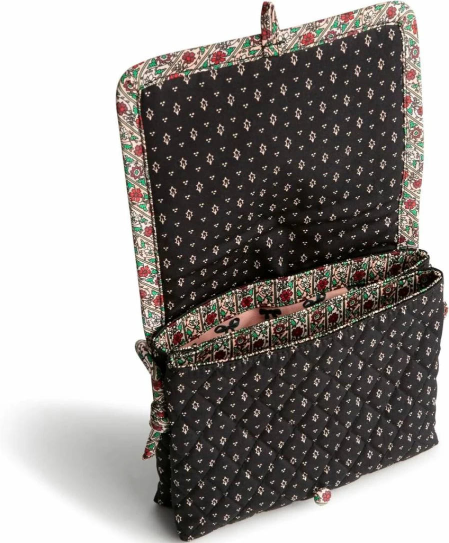 Vera Bradley Baird Hipster Crossbody Bag - Premium Cotton Vegan Leather Shoulder Purse for Women