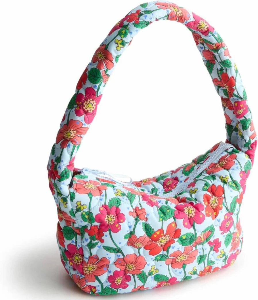 Vera Bradley Mickey Meadow Featherweight Tifton Shoulder Bag - Disney Collection Lightweight Crossbody Purse for Women