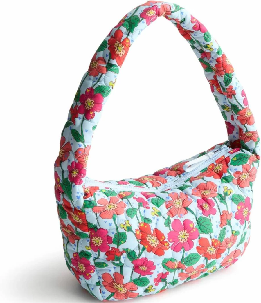 Vera Bradley Mickey Meadow Featherweight Tifton Shoulder Bag - Disney Collection Lightweight Crossbody Purse for Women