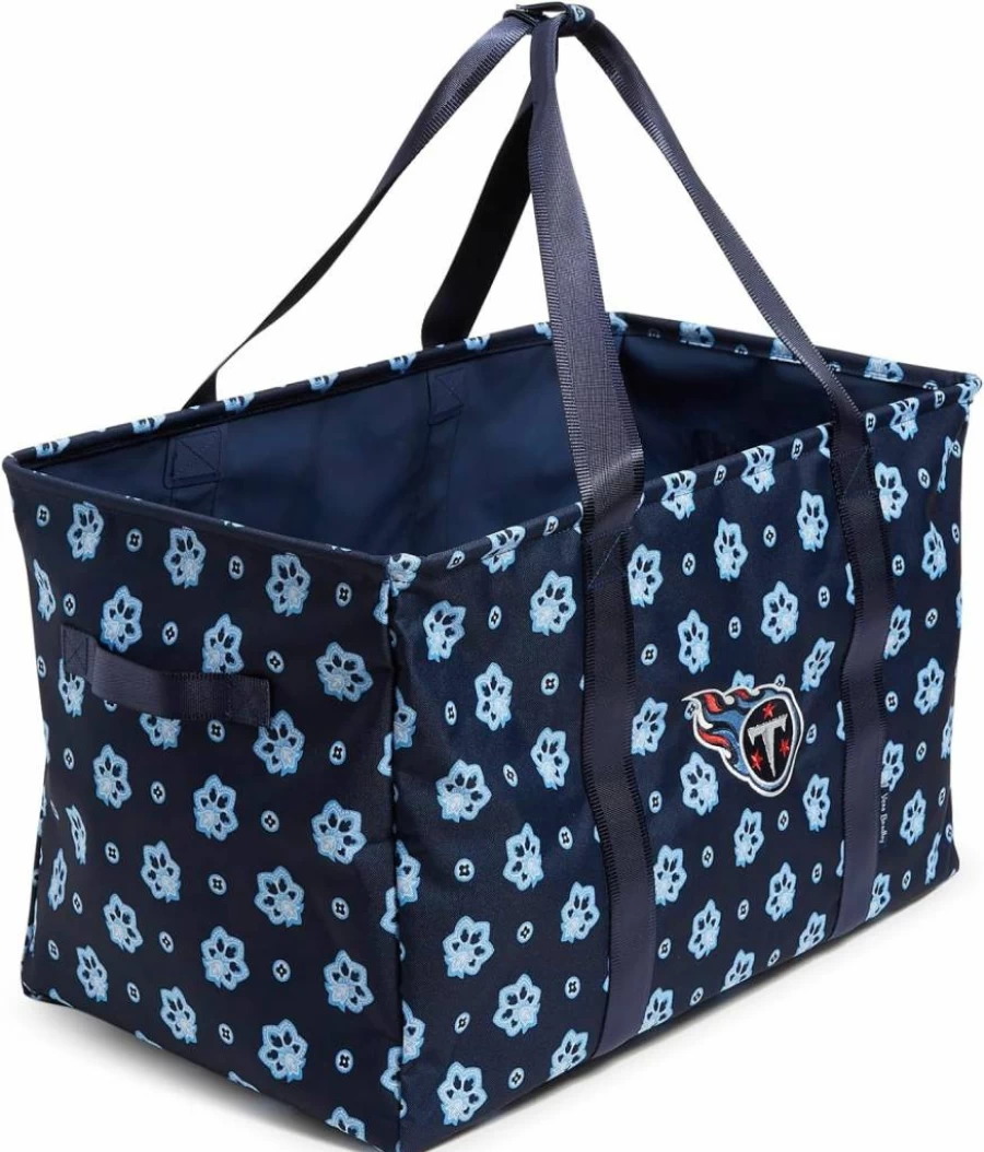 Vera Bradley Recycled NFL Team Large Car Tote for Women - Multiple Team Designs Available