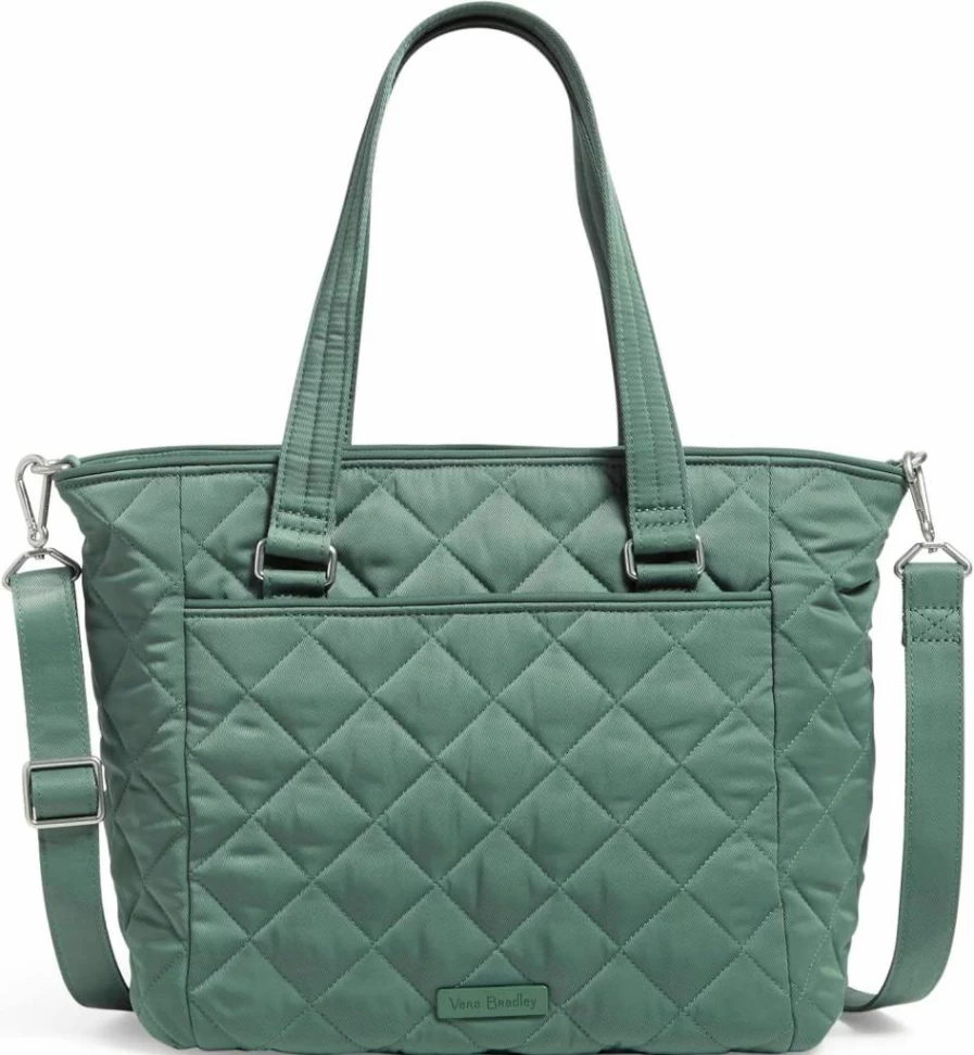 Vera Bradley Women's Multi-Strap Shoulder Bag - Stylish Satchel Purse in Performance Twill Fabric