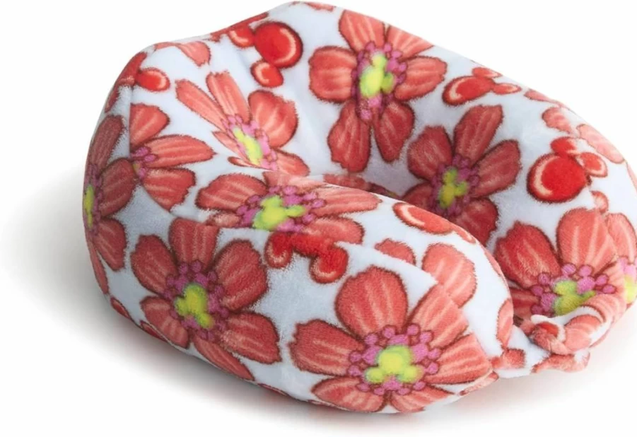 Vera Bradley Mickey Meadow Daisy Disney Fleece Travel Neck Pillow - One Size Cozy Comfort for Travel