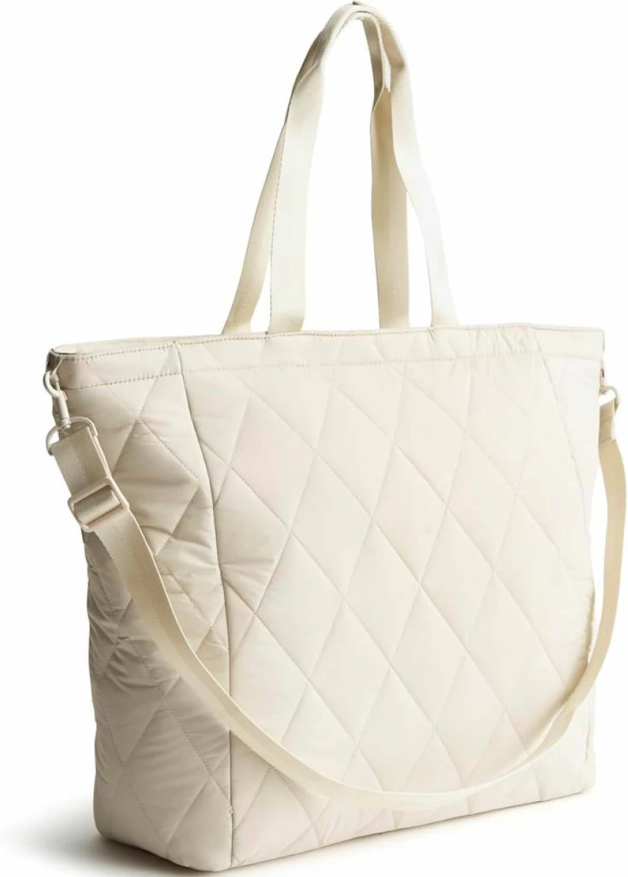 Vera Bradley Lightweight Cooler Tote Bag in Pumice Stone – Insulated Beach Picnic Lunch Bag