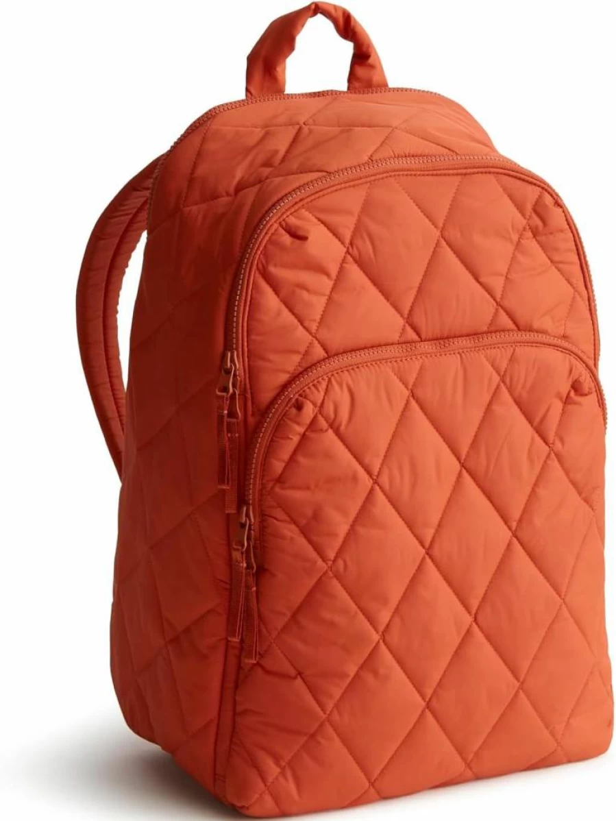 Vera Bradley Women's Lightweight Westover Hybrid Backpack in Moonless Night - Compact & Stylish Daypack for Travel & Work