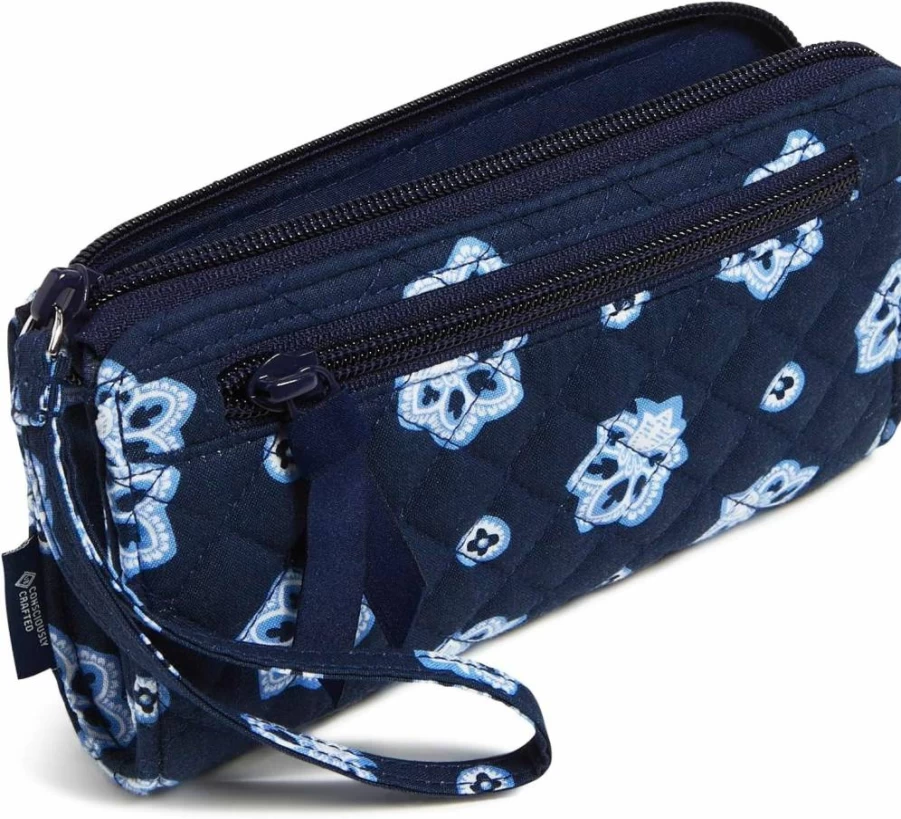 Vera Bradley NFL Team Logo Front Zip Wristlet for Women - Multiple Teams Collection