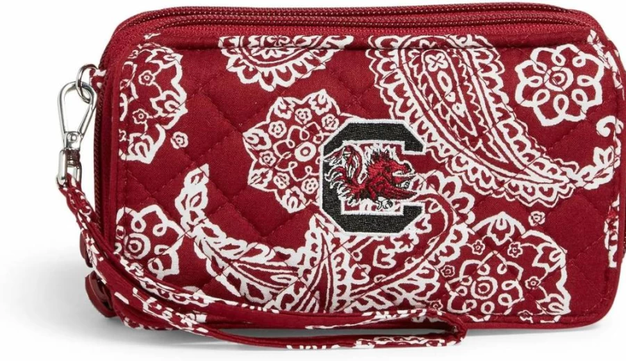 Vera Bradley RFID Blocking Cotton Crossbody Bag - Stylish All-in-One Travel Purse