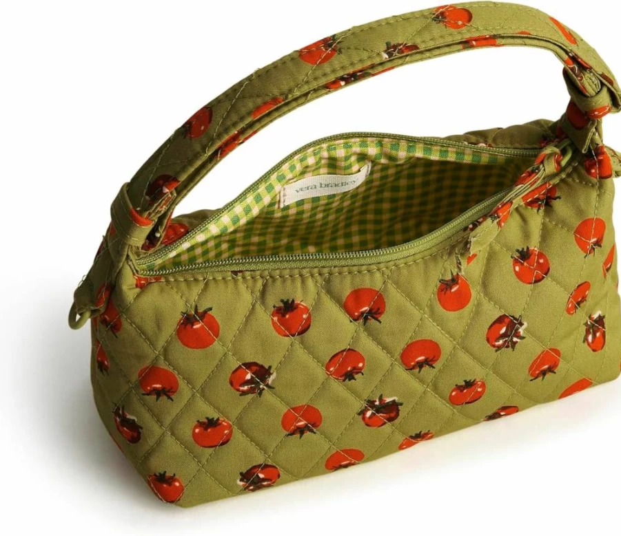 Vera Bradley Roxbury Crescent Crossbody Bag - Premium Cotton Handbag for Women