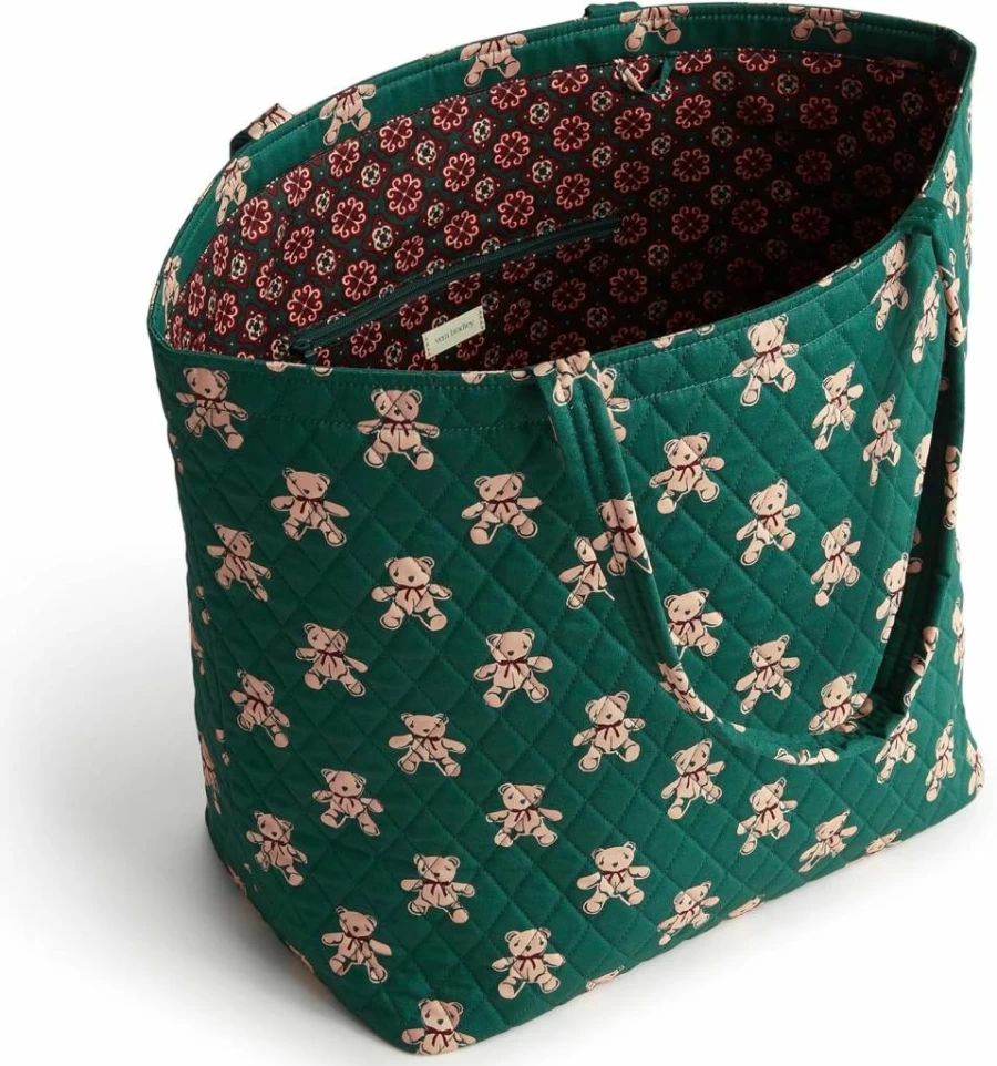 Vera Bradley Marston Grand Tote Bag Premium Cotton Large Carryall for Women Stylish & Spacious