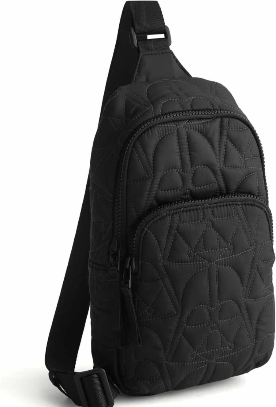 Vera Bradley Women's Darth Vader Featherweight Sling Backpack - Lightweight Crossbody Bag, Star Wars Collection, One Size