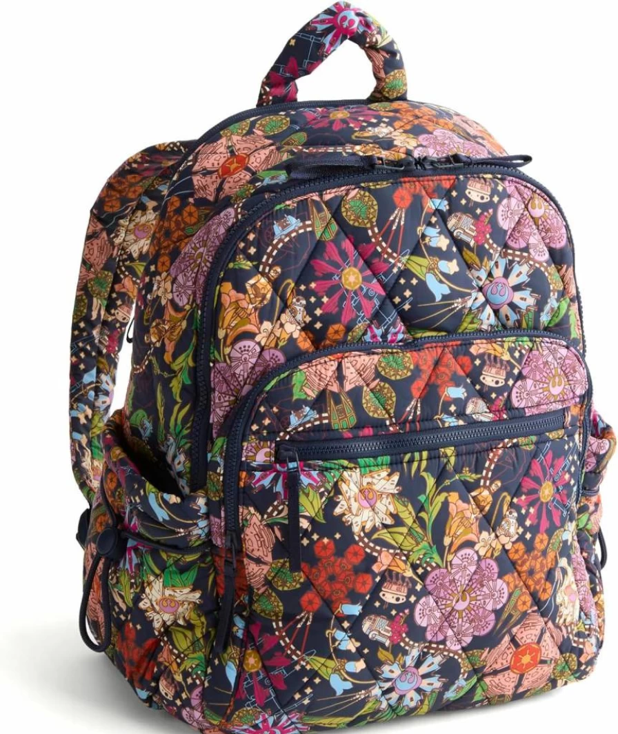 Vera Bradley Women's Darth Vader Featherweight Bancroft Backpack | Star Wars Themed Lightweight Travel Bag