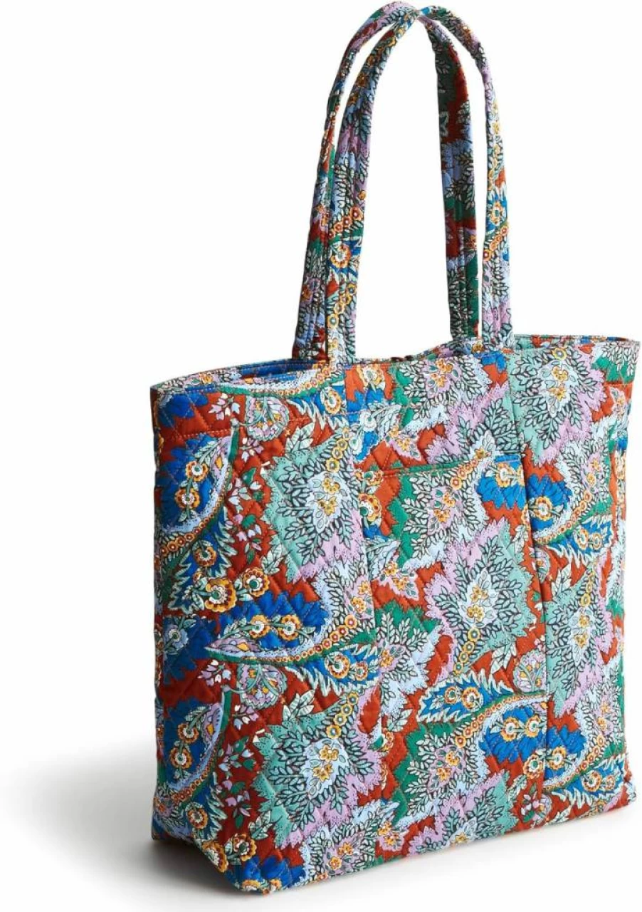 Vera Bradley Original Cotton Tote Bag – Premium Quality Lightweight Carryall for Women